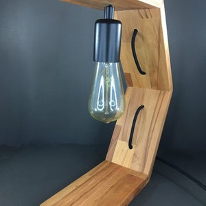 Handmade Wood Table Lamp Wooden Table Light Modern Wood - Etsy