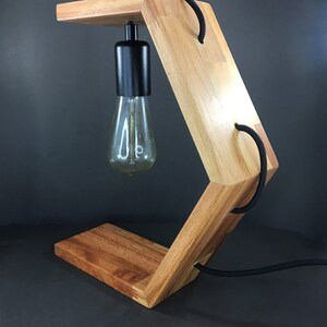 Handmade Wood Table Lamp Wooden Table Light Modern Wood - Etsy