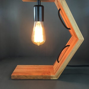 Handmade Wood Table Lamp Wooden Table Light Modern Wood - Etsy