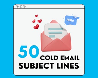 50 Irresistible Cold Email Subject Lines for Freelancers to Land More Clients - DIGITAL DOWNLOAD