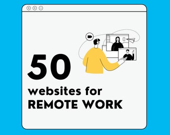 List of 50 websites for remote work - Digital Download