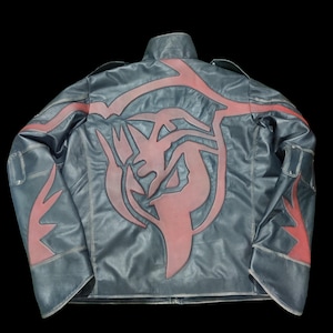 Handmade Men&#39;s Motorcycle Jacket In Distressed Leather Stylish Motorcycle Jacket