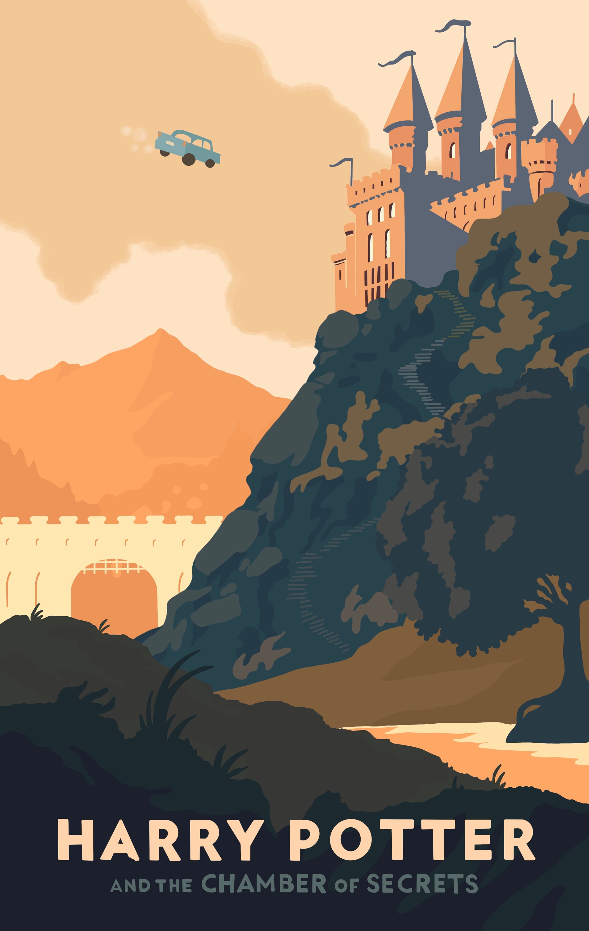 HP Travel Poster Prints Movie Posters Hogwarts Print Pop Etsy