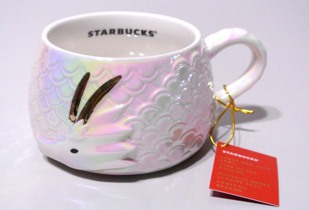 NEW Starbucks 2024 Lunar New Year Class Mug Year of the Wood Dragon Etsy