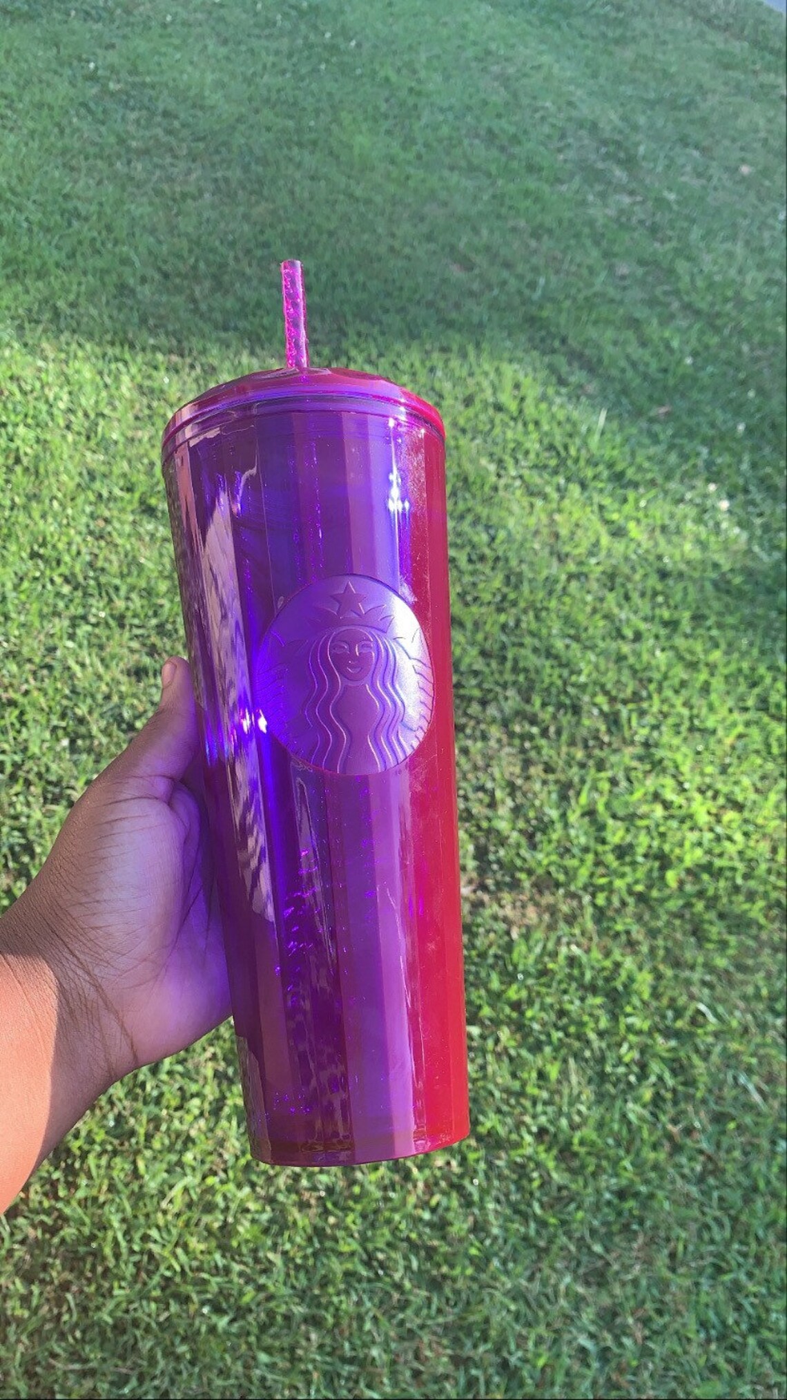 NEW Starbucks Purple Pink Dome Cup Starbucks Purple Dome Etsy