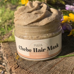 NEW Chebe Hair Growth Mask 4oz | Shea Butter + Chebe | Hair Mask For Natural Hair Care | Chebe Hair Growth & Retention