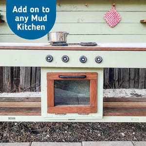 Play Wooden Oven - Outdoor Mud Kitchen ACCESSORY