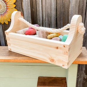 Child's Haul-All Wooden Tote