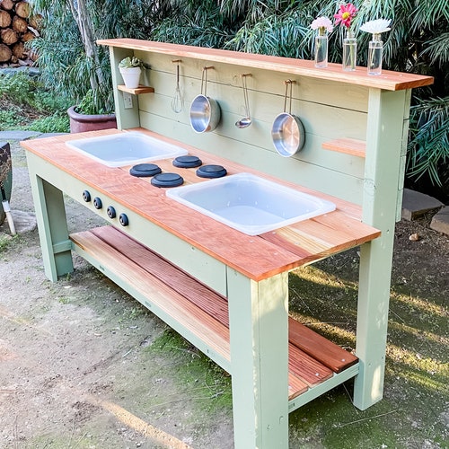 Side Table for Mud Kitchen or Outdoor Play - Etsy