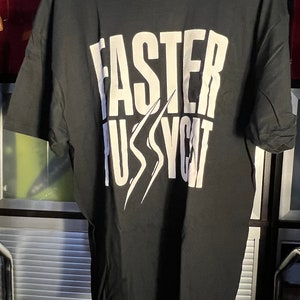 Faster Pussycat Tour T Shirt Size Large