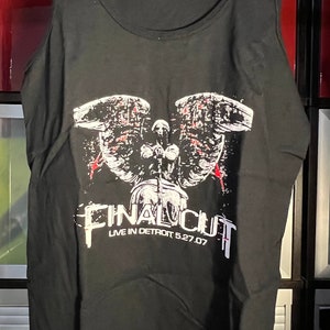 Final Cut &quot;live in Detroit 07 &quot;Tank Top Size L
