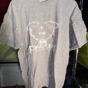 Final Cut Live in 07 Grey T Shirt Size XL