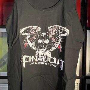Final Cut &quot;live in Detroit 07 &quot;Tank Top Size M