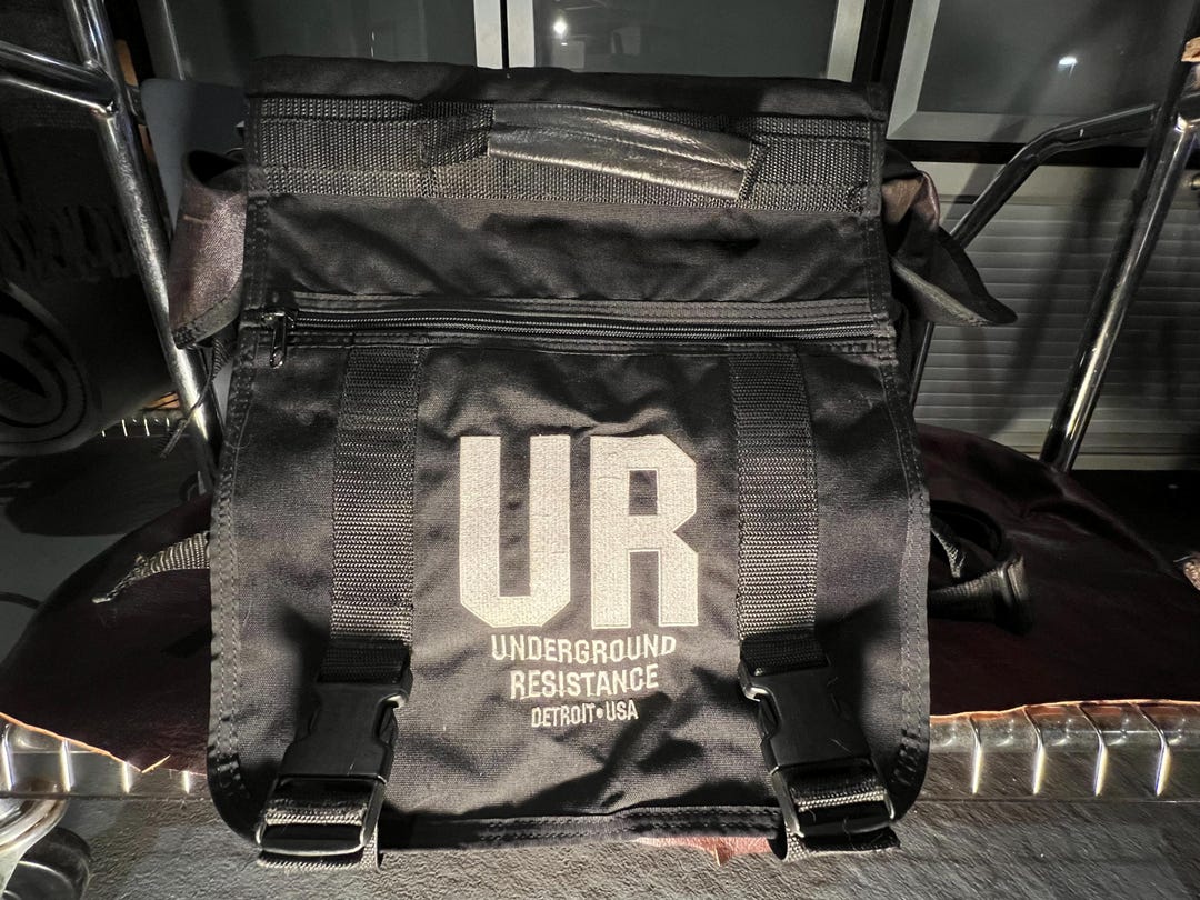 U R Classic Embroidered Record Bag / Black - Etsy