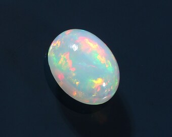 Opal Cabochon VIDEO AVAILABLE ! Welo Fire Opal 10X8 MM size opal gemstone Wholesale opal supplier Ethiopian Opal Cabochon