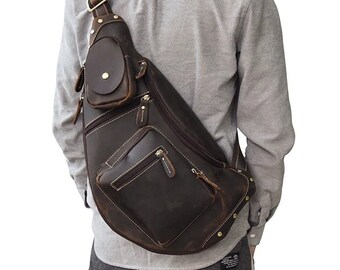 mens shoulder sling bags