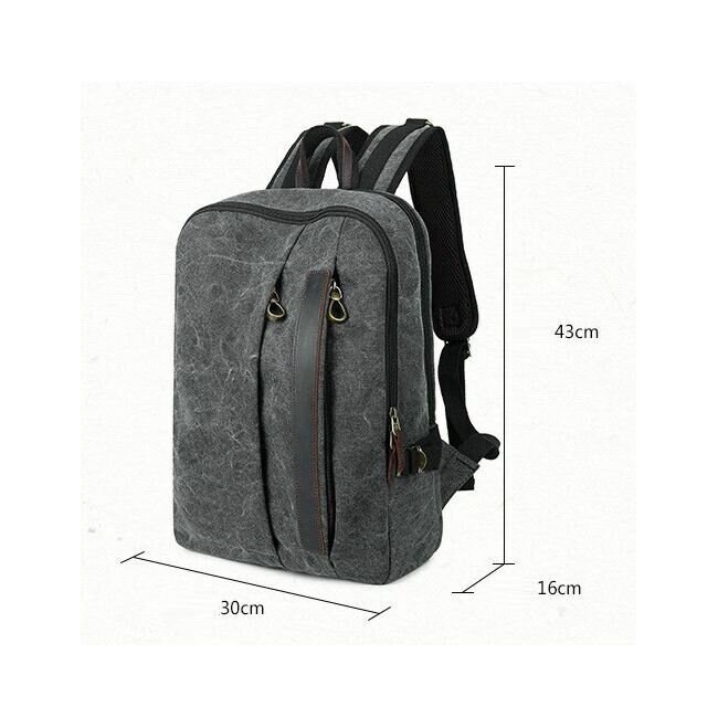 luxury canvas backpack