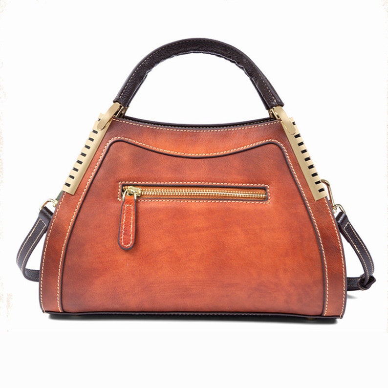 Women Genuine Leather Messenger Cross Body Tote Bag Handbag Etsy