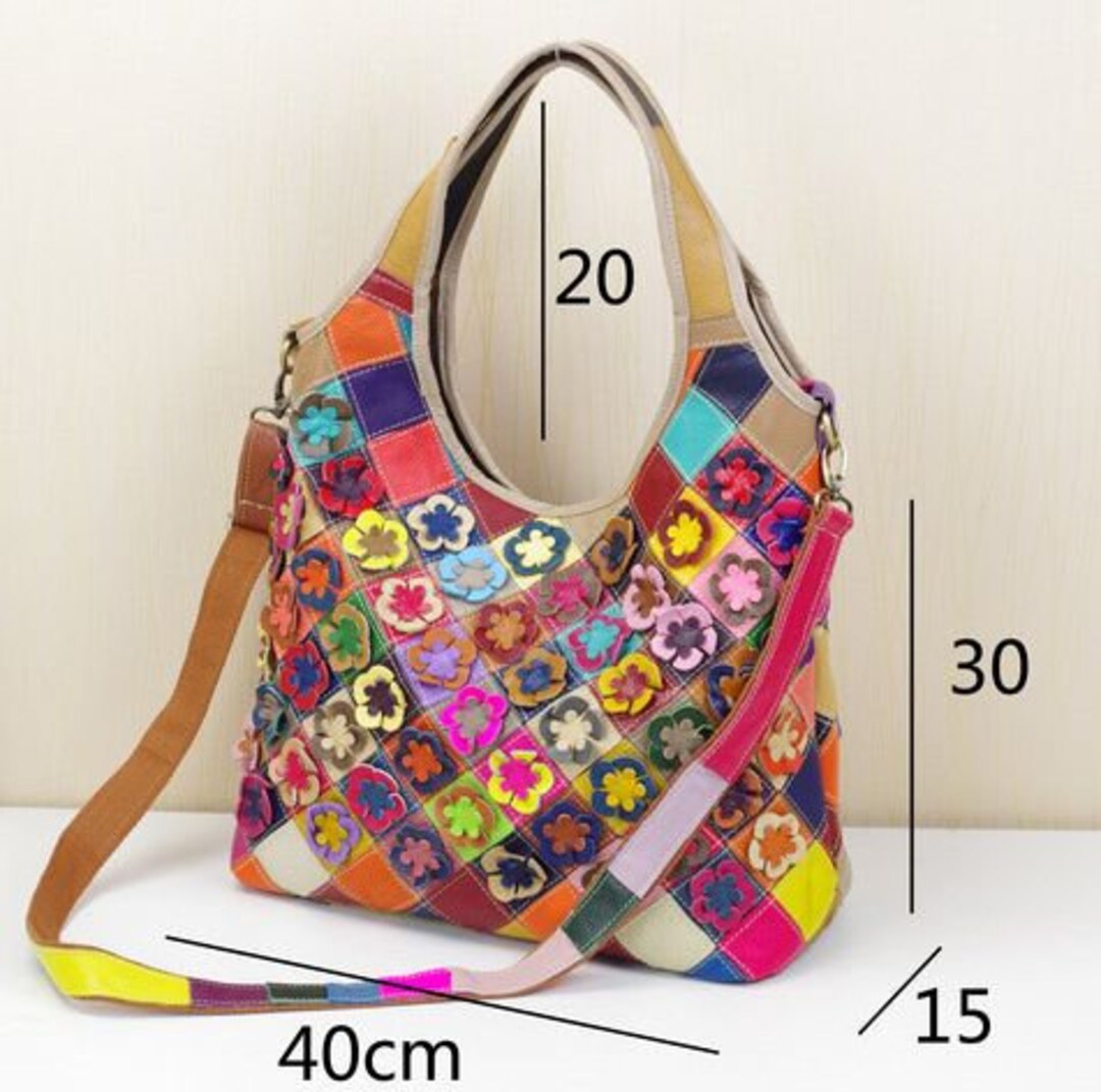 High Quality Leather Women's Ladies Bag Purse Multi-color Random ...