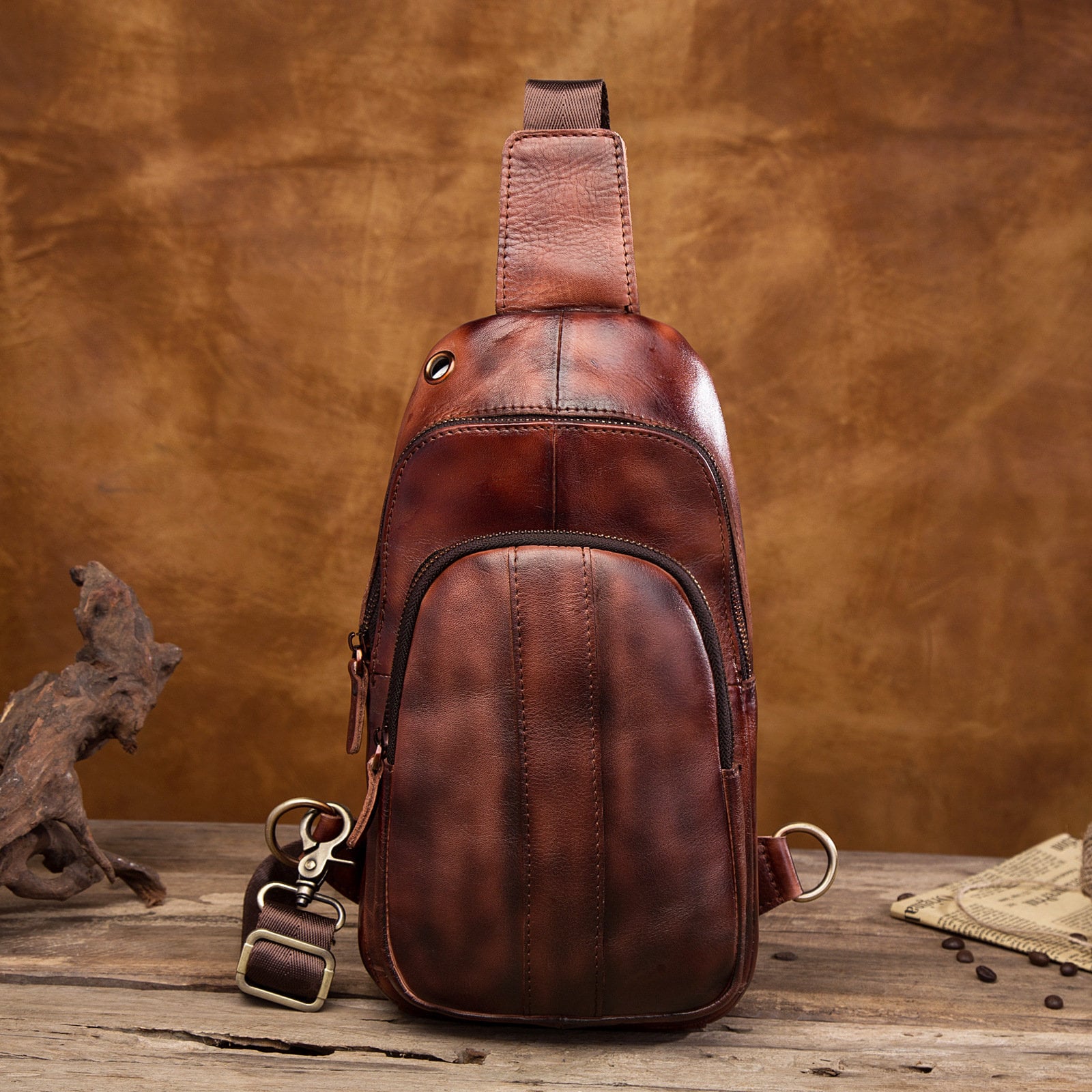 Designer Men's Leather Bags, Backpacks, Messengers