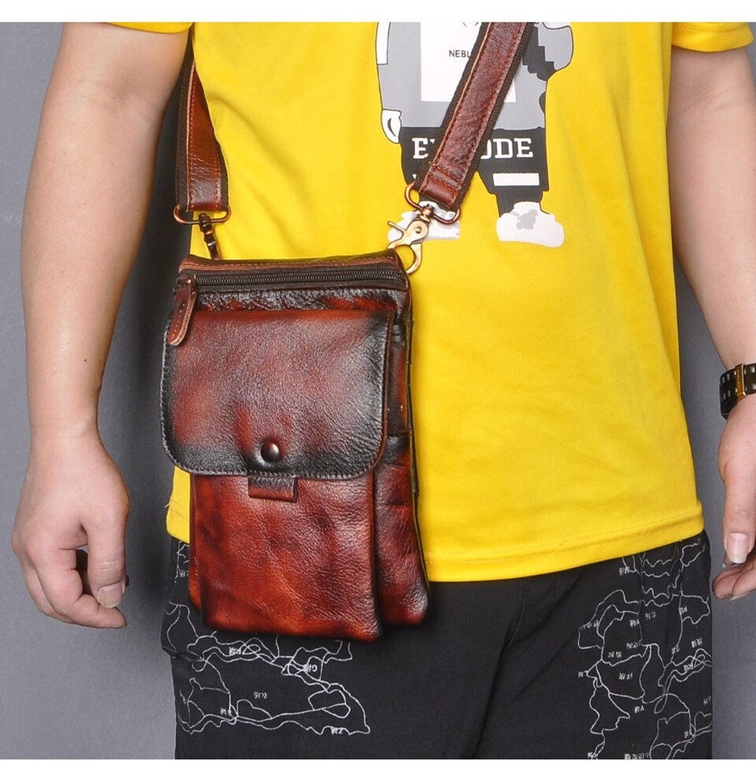 Designer Men's Leather Bags, Backpacks, Messengers