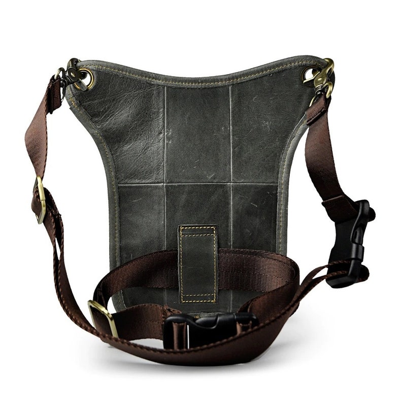 Vintage Mens Leather Waist Belt Bag Shoulder Sling Walking Bag - Etsy