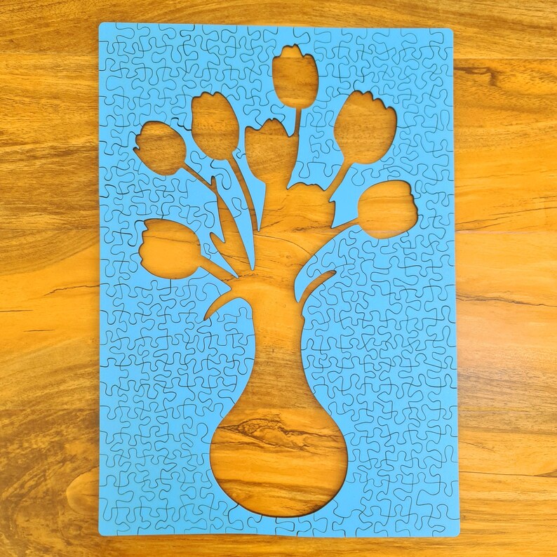 Amsterdam Premium Holzpuzzle | 304 Teile & 28 cm x 40 cm | Stabile 4 mm Starke Stücke | Handgefertigt und professionell verpackt Bild 5