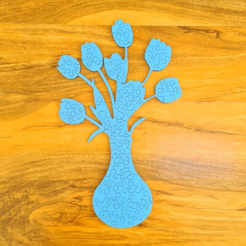 Amsterdam Premium Holzpuzzle | 304 Teile & 28 cm x 40 cm | Stabile 4 mm Starke Stücke | Handgefertigt und professionell verpackt Bild 6