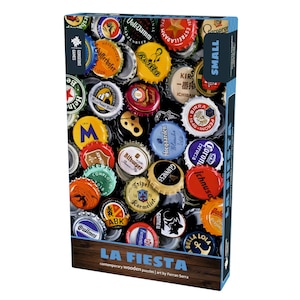 La Fiesta Wooden Jigsaw Puzzle For Adults | Premium Wood Jigsaw Puzzles For Adults | Contemporary Puzzle | 18cm x 26cm | 117 Pieces
