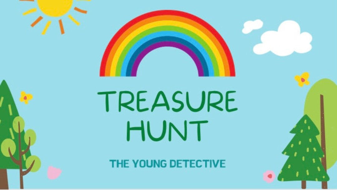 Colourful Treasure Hunt /code Breaker Activity for Children Incl Full Set of Engaging