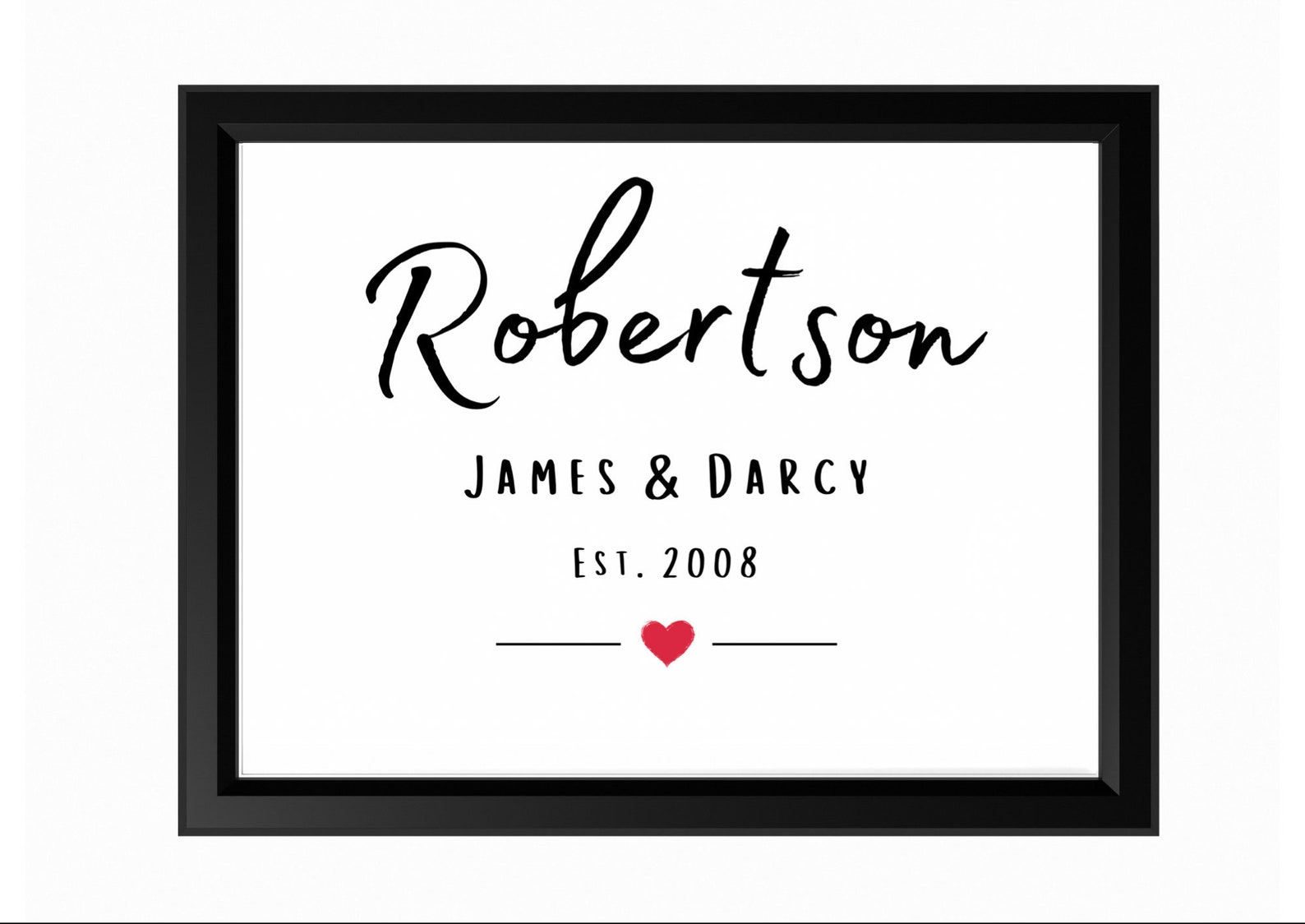 Personalised Name Print Couple/ relationship/ husband/ wife/ Etsy