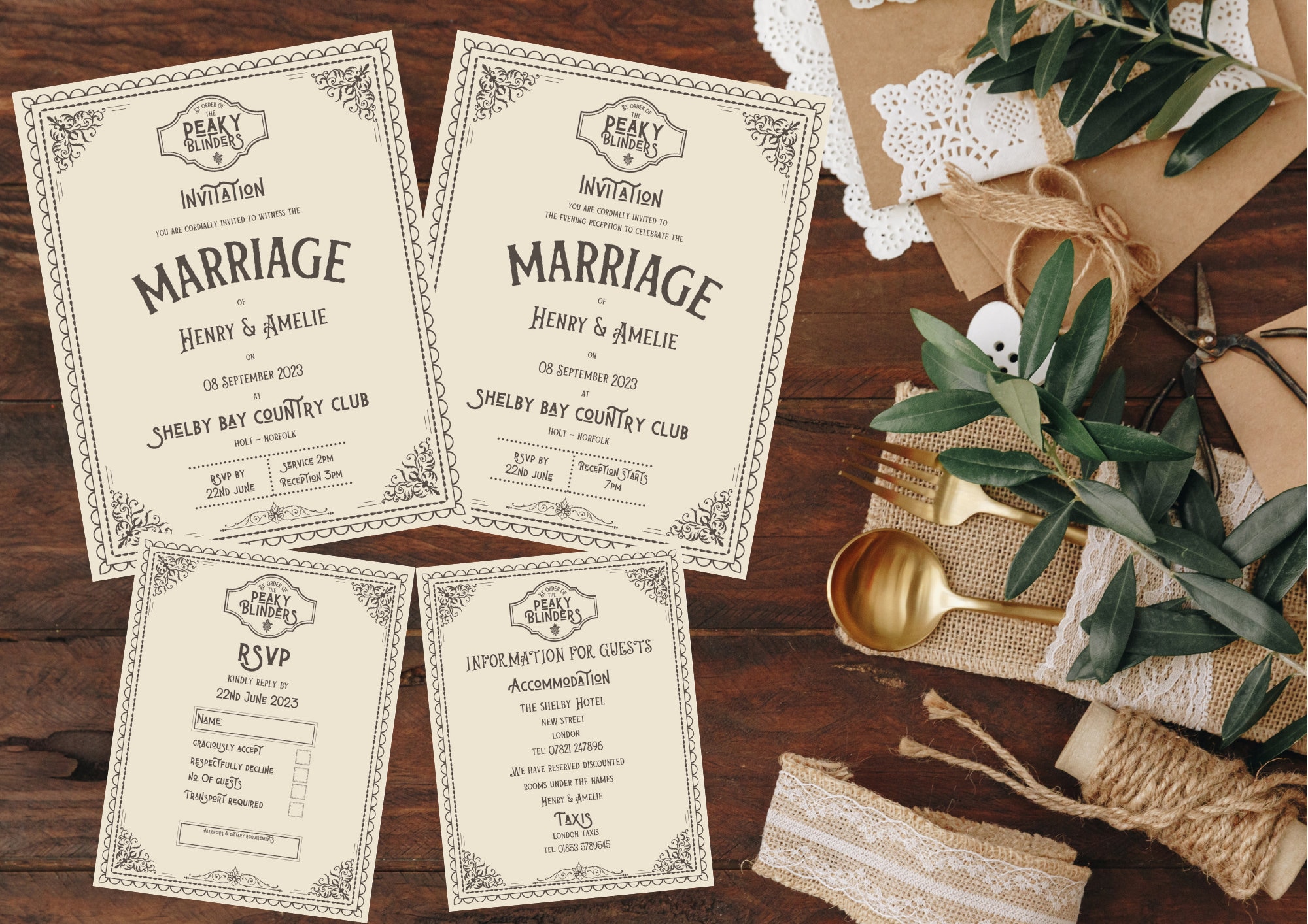 Faire Part Mariage Peaky Blinders Beautiful Peaky Blinders themed Wedding Bundle Digital - Etsy France
