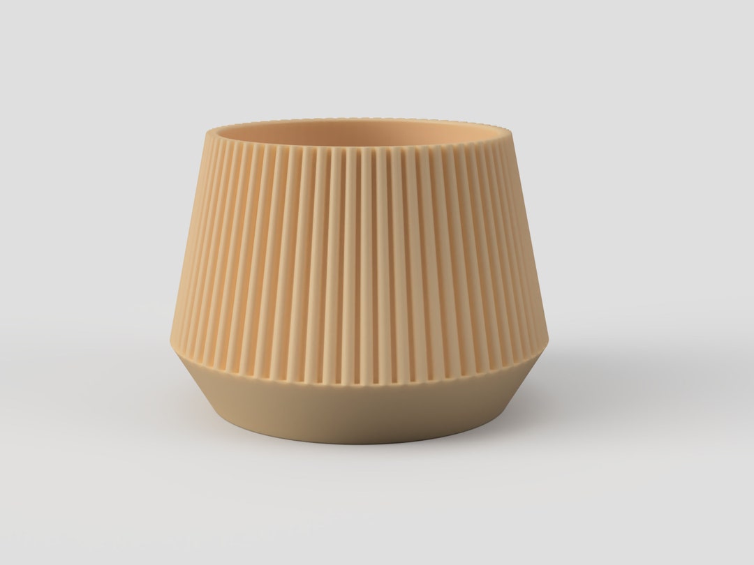 3D Printable Minimalist Planter | STL File | Indoor Japandi Planter ...