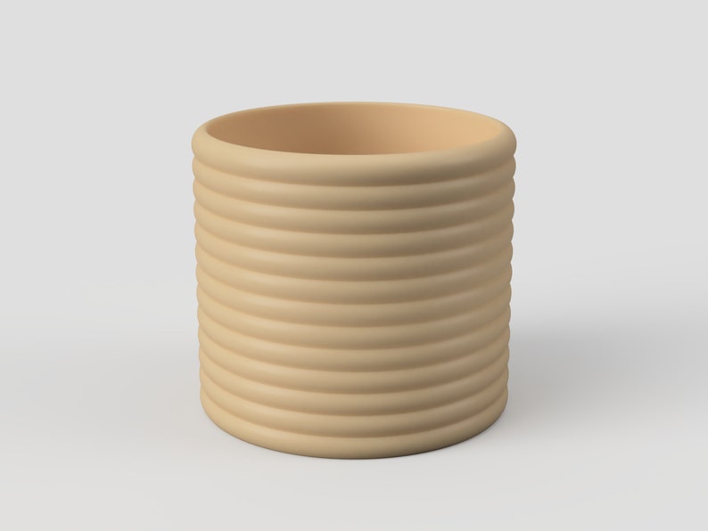 WOVEN 3D Printable Planter STL File Medium image 1