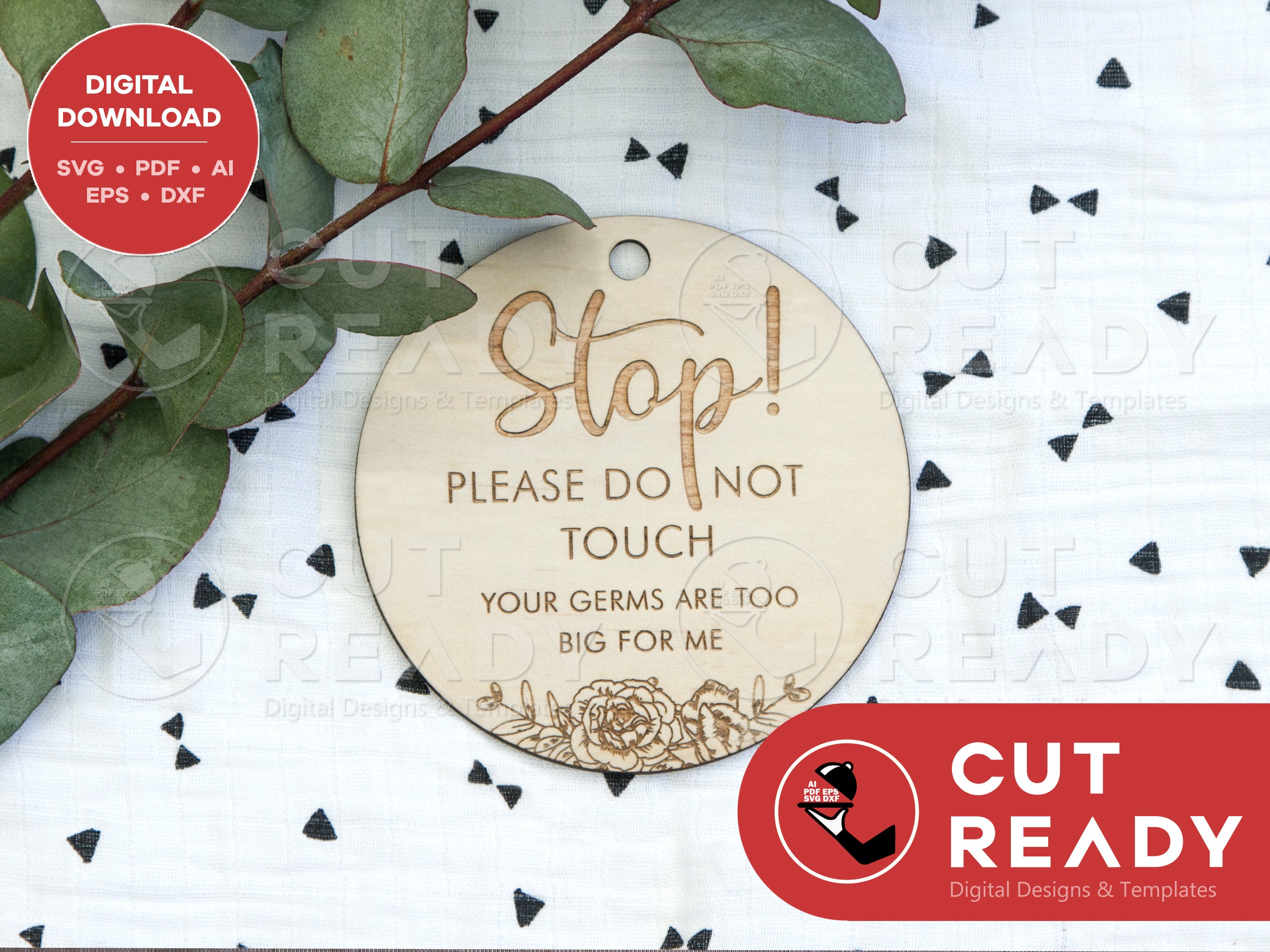 Stop Please Do Not Touch Baby Sign SVG Newborn Germs SVG Etsy UK