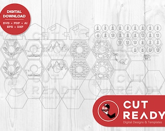 Settlers of Catan Board DIGITAL FILE - Etsy