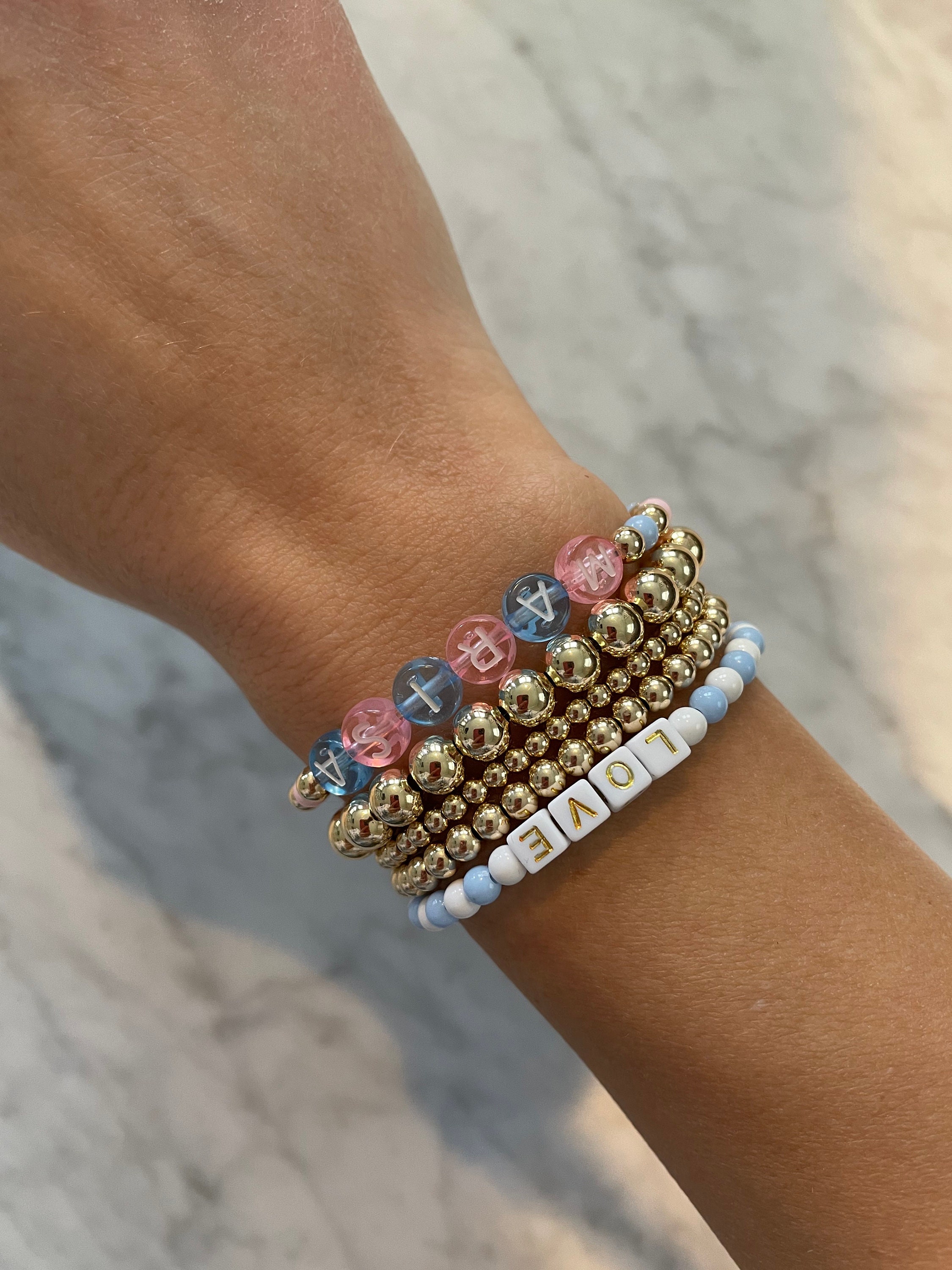 Classic Gold Ball Bracelet With 6mm 14K Gold Filled Balls - Etsy