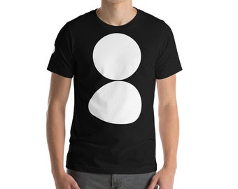 Bubble Squeeze, Abstract Bubble, White, Short-Sleeve Unisex T-Shirt