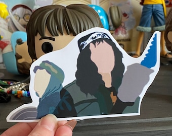 Eddie and Dustin Inspired Sticker