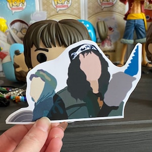 Eddie and Dustin Inspired Sticker