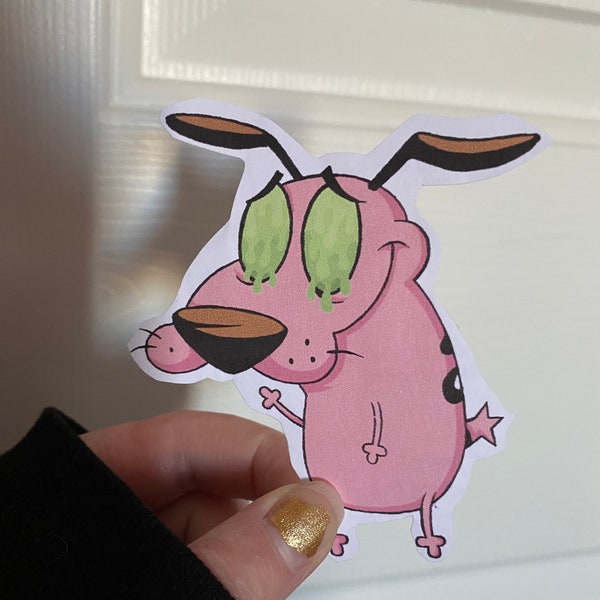 Courage the Cowardly Dog Sticker