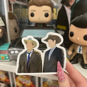 Supernatural Dean and Castiel Sticker