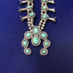 Silver Squash Blossom Necklace