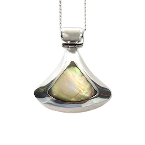 Silver & Abalone Necklace