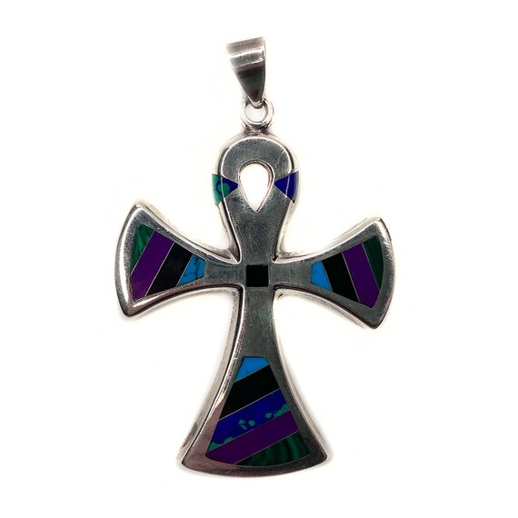 Silver Egyptian Ankh Pendant - image 2