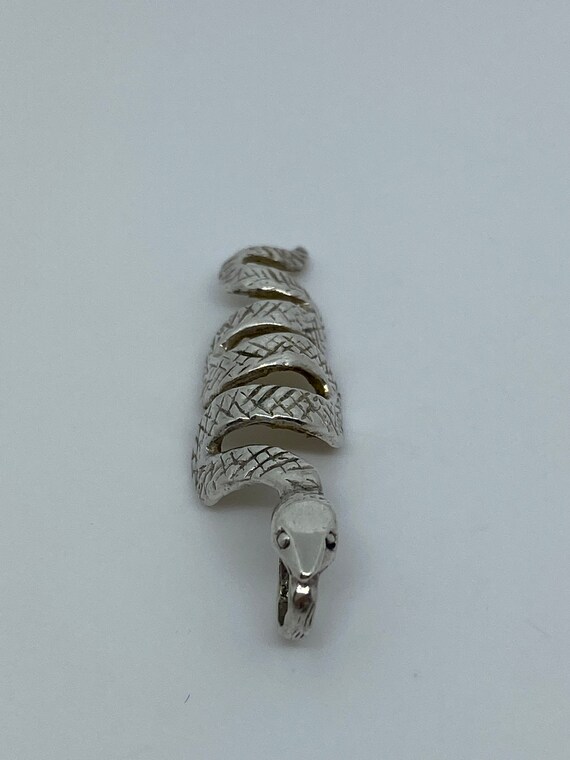Sterling Silver Snake Pendant