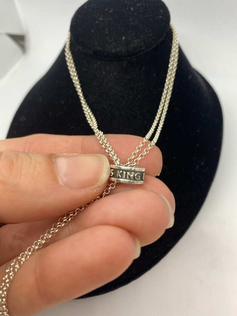 King Baby USA 925 Sterling Silver Lariat Necklace