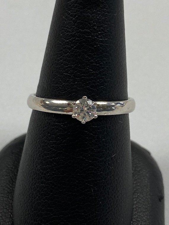 Sterling Silver and Cubic Zirconia Ring