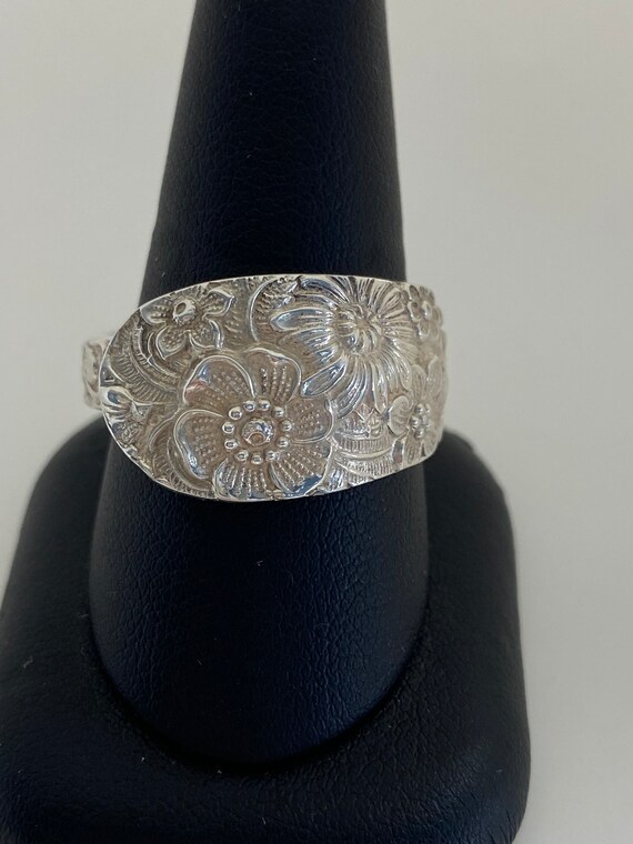 Sterling Silver Handmade Spoon Ring - image 2