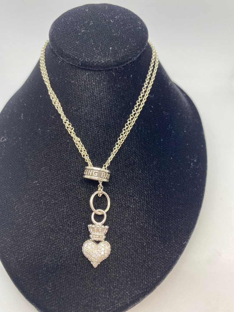 King Baby USA 925 Sterling Silver Lariat Necklace
